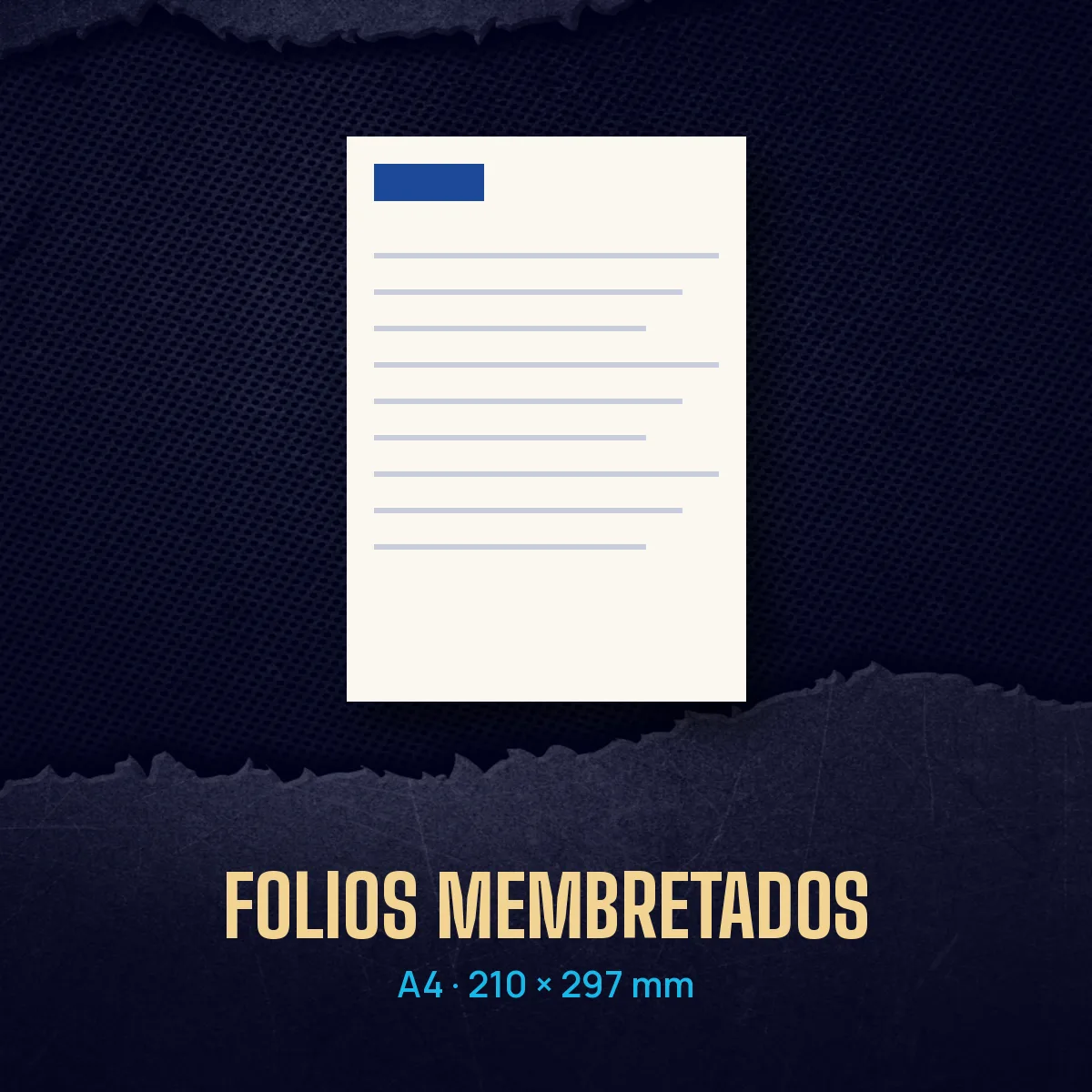 Folios membretados