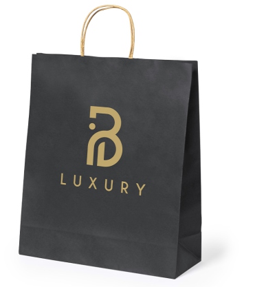 Bolsa de papel negra