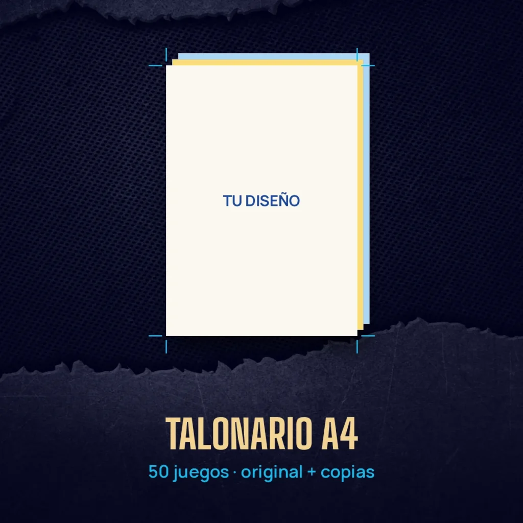Talonario copiativo A4