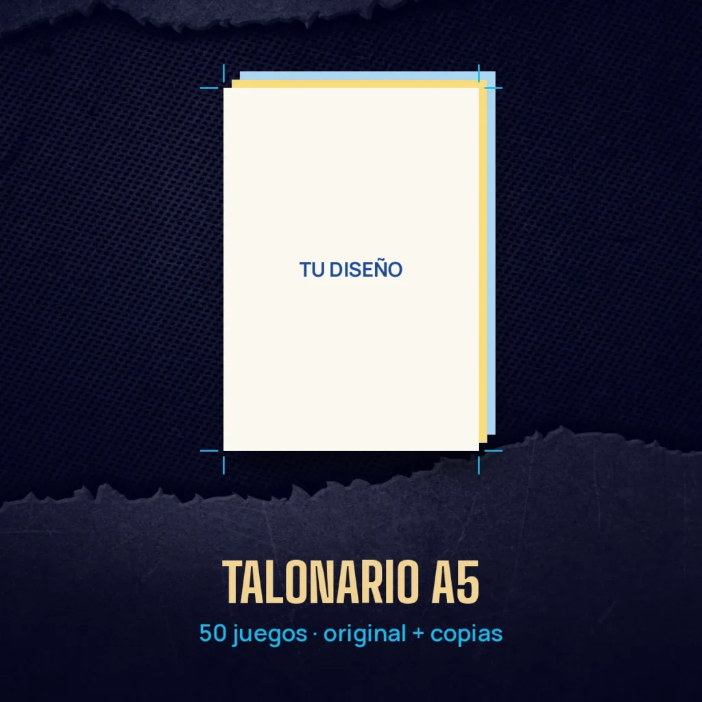 Talonario copiativo A5