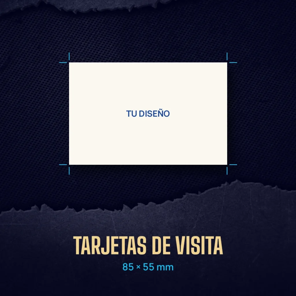 Tarjetas de visita a color